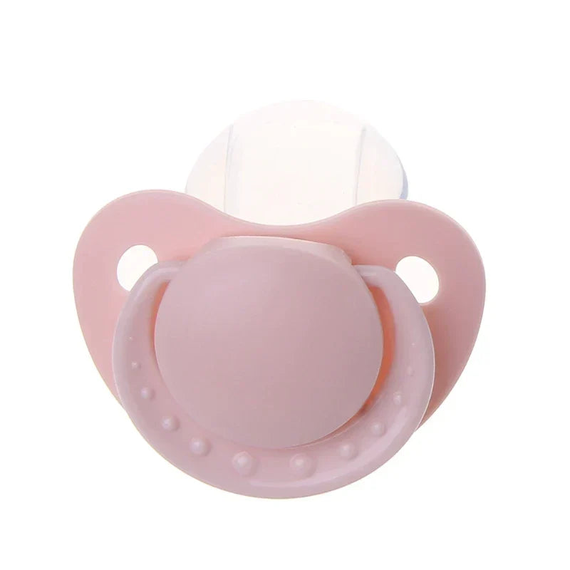 1Pc Custom Big Size Food Grade Silicone Adult Pacifier Funny Parent-child Toys