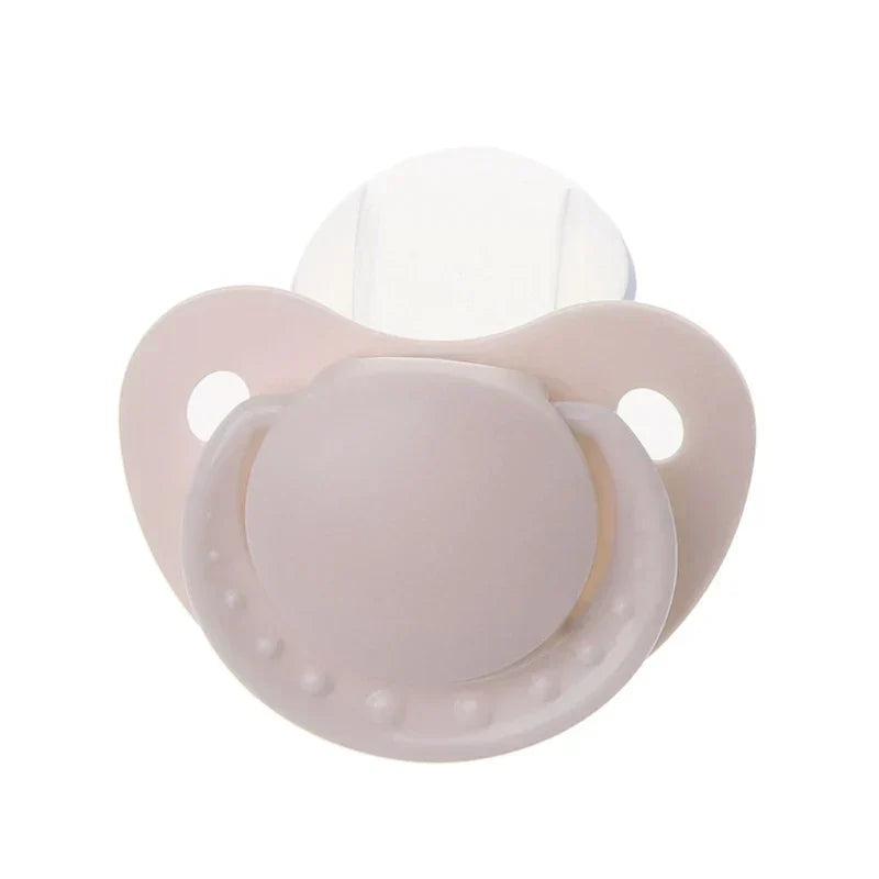 1Pc Custom Big Size Food Grade Silicone Adult Pacifier Funny Parent-child Toys