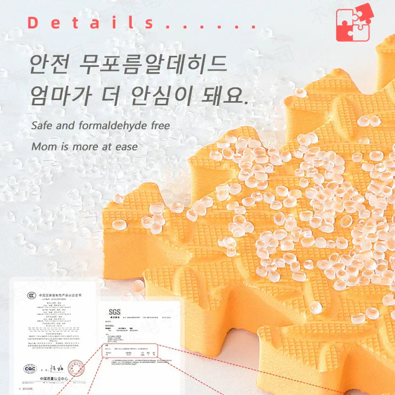 (Pack of 8) 2.5CM Thick Baby Children's Room Game Mat Carpet Soundproof Playing Activity Gym Mat Puzzle Environmental Protection Mat
