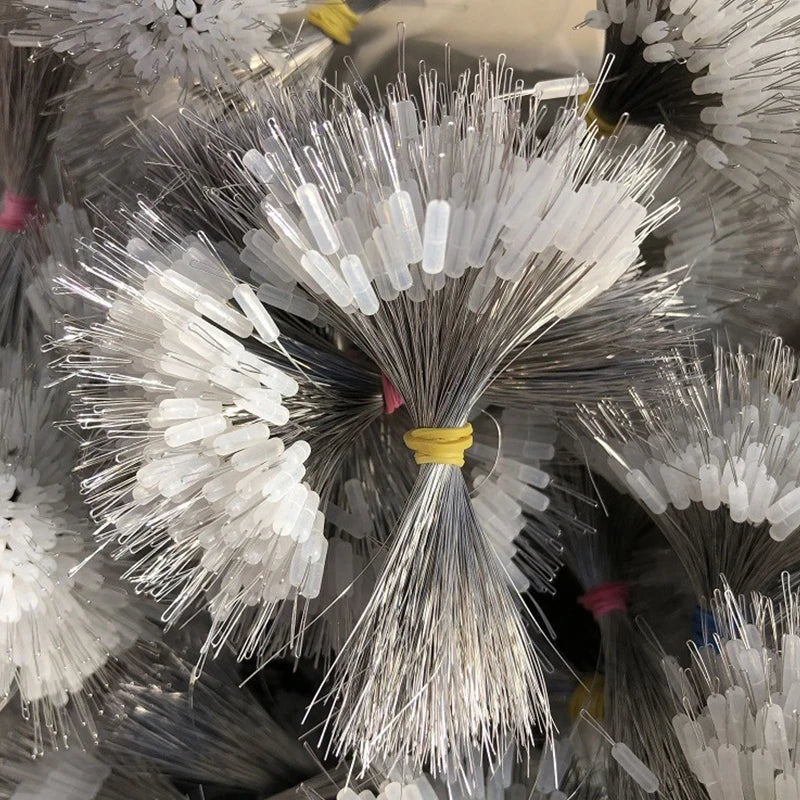 (Pack of 300) /lot Fishing Float Transparent Rubber Stopper S M L Bobber Cylindrical Space Bean Fish Line Accessories