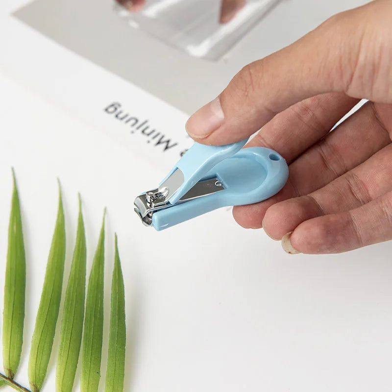 (Pack of 4) Small Baby Care Anti-clamping Nail Clipper Set Stainless Steel Baby Nail Clipper Set Nail Trimmer Baby Essential Products