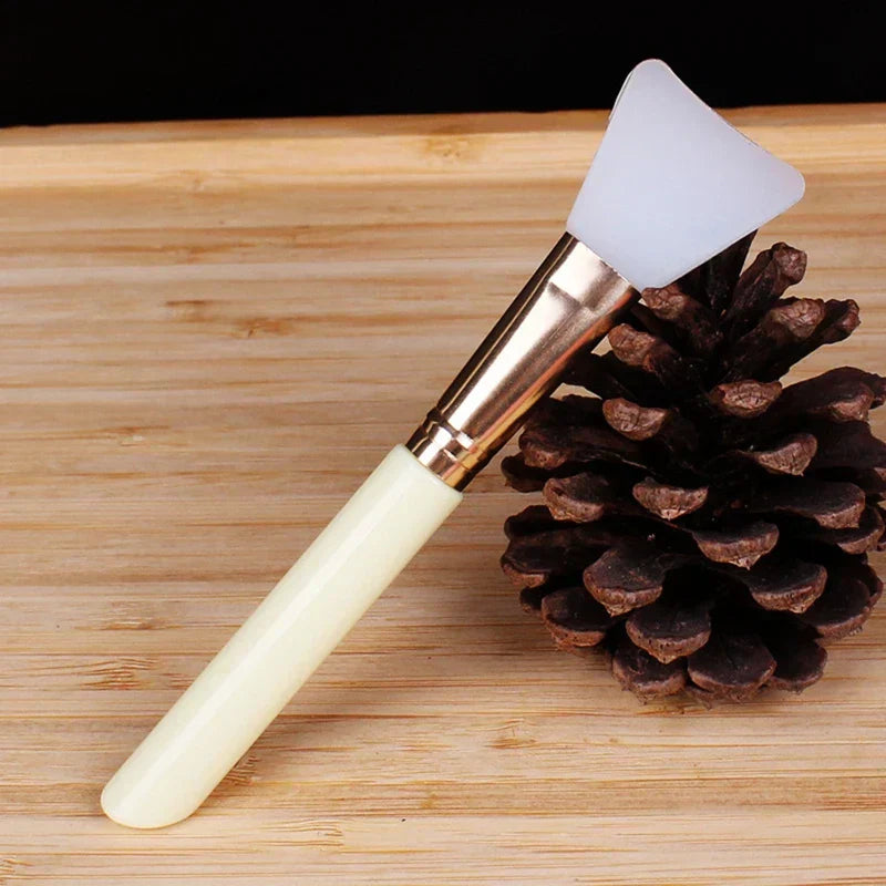 (Pack of 4) Silicone Facial Makeup Brushes with Face Mask Mixing Bowl Set Cosmetic Spatula Beauty Skin Care Full Kit Tools Candy Color