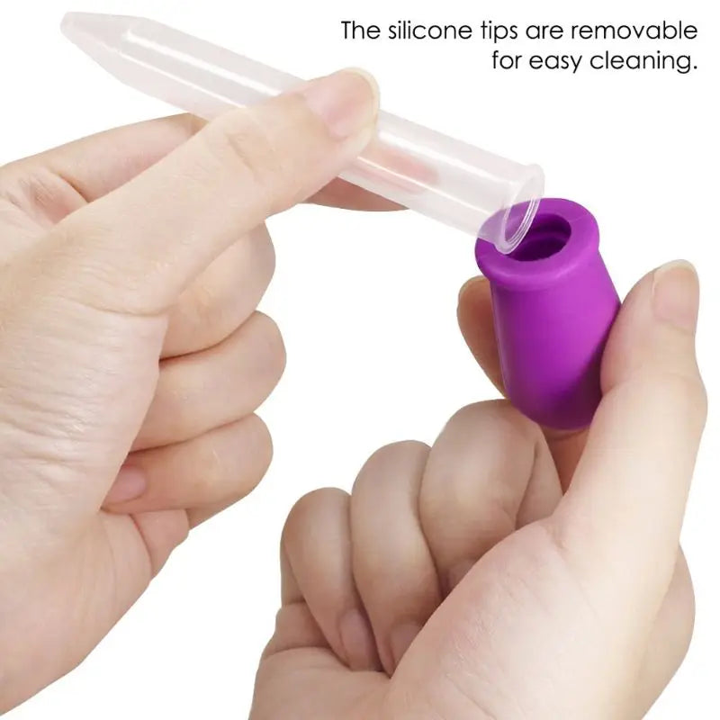 (Pack of 10) 6/7/8/ Baby Dropper Medicine Feeder Child Medicine Device Silicone Pipette Liquid Food Dropper Infant Utensils 5ML