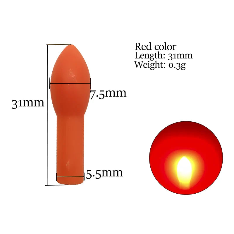 (Pack of 6) Luminous Ocean Fishing Light Stick+6 CR425 Electronic Glow Stick Sea Light Stick Electric Rod Light Stick Fishing Tackle