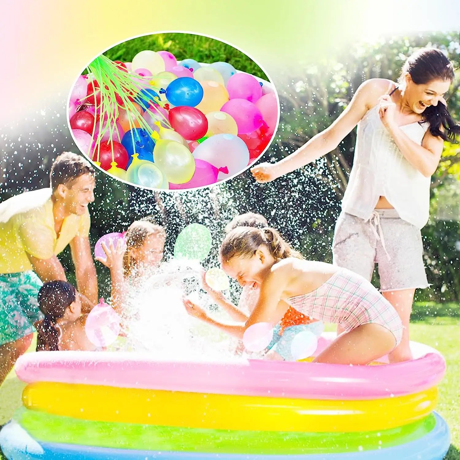 (Pack of 999) Water Balloons Quickly Filling Magic Bunch Balloons Bombs Instant Beach Toys Summer Outdoor Fighter Toys For Children