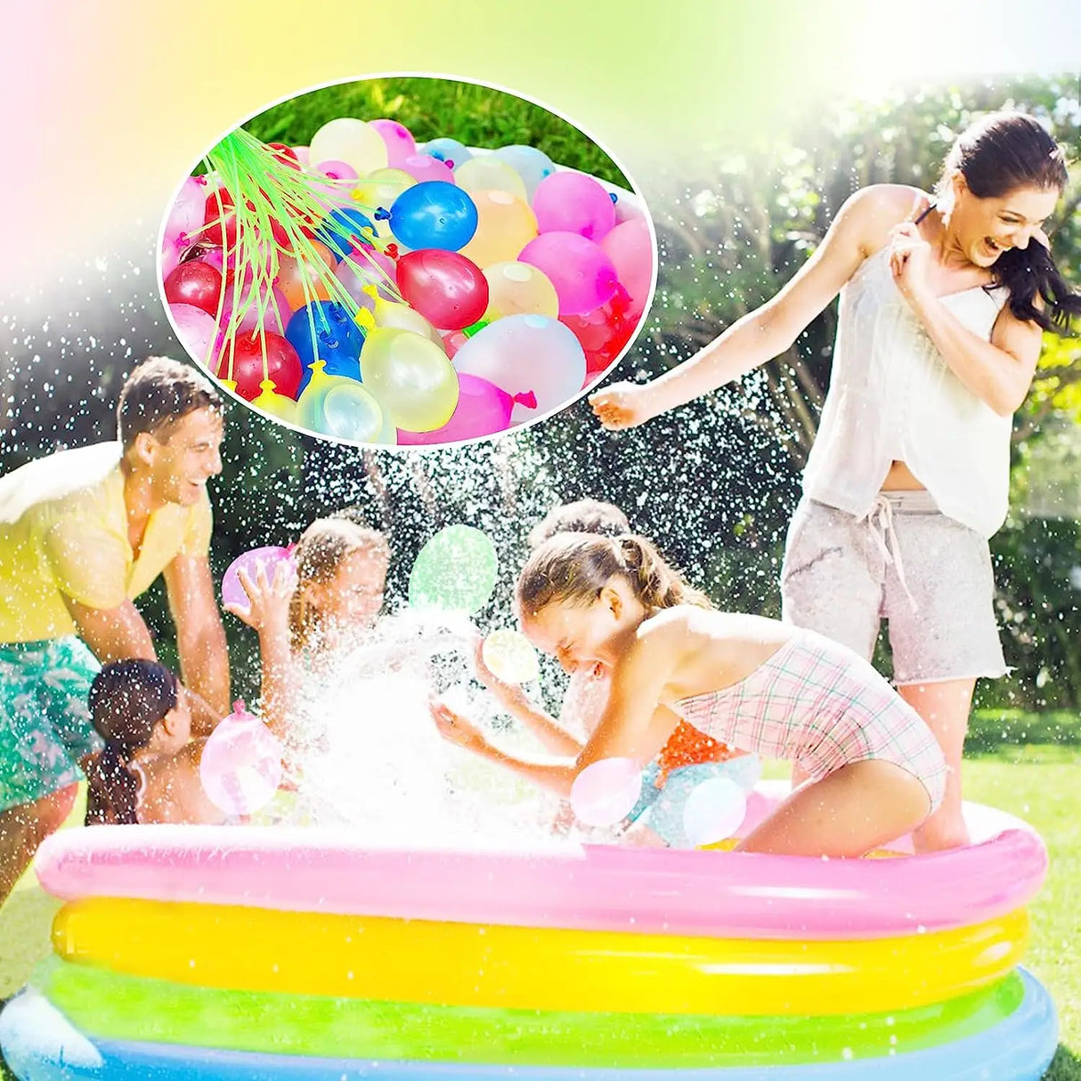 (Pack of 999) Water Balloons Quickly Filling Magic Bunch Balloons Bombs Instant Beach Toys Summer Outdoor Fighter Toys For Children