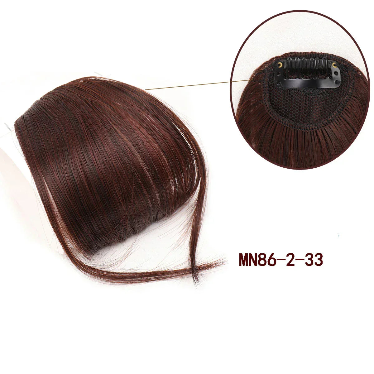 Synthetic Bangs Hair Clip In Hair Extensions Wispy Bangs Clip On Fringe Air Bangs For Women Hairpieces Curved Bangs For Girls
