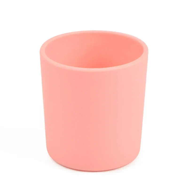 Baby Learning Drinking Cup Heat-Resistant Silicone Cup Water Mug Infant Toddler Drinkware