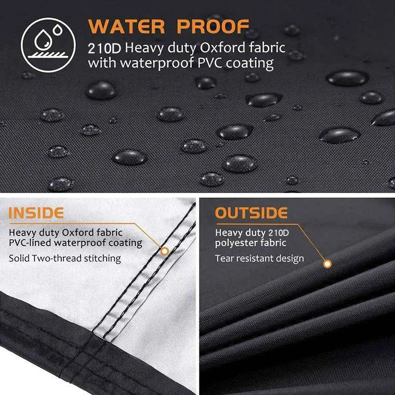 Barbecue Utensils Outdoor Pizza Oven Cover Grill Waterproof Barbecue Cover Cookware BBQ Dust Cover Sunscreen Case Oxford Cloth