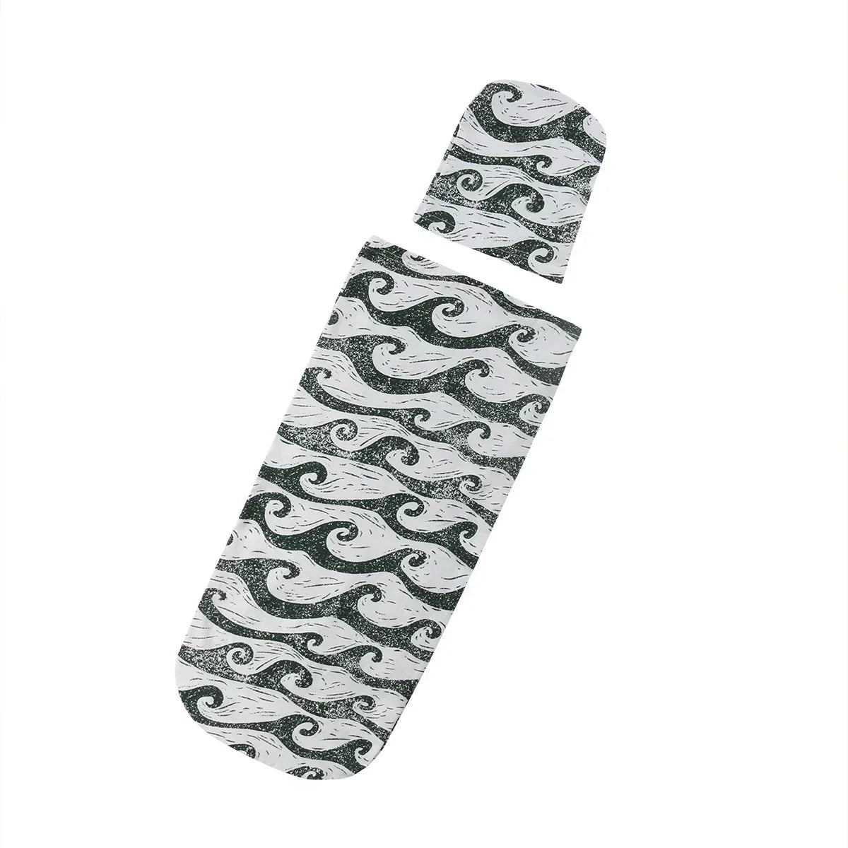 (Pack of 2) Citgeett Newborn Baby Cute Swaddle Blanket Sleeping Swaddle Muslin Wrap+Hat Anime Casual Accessories SS