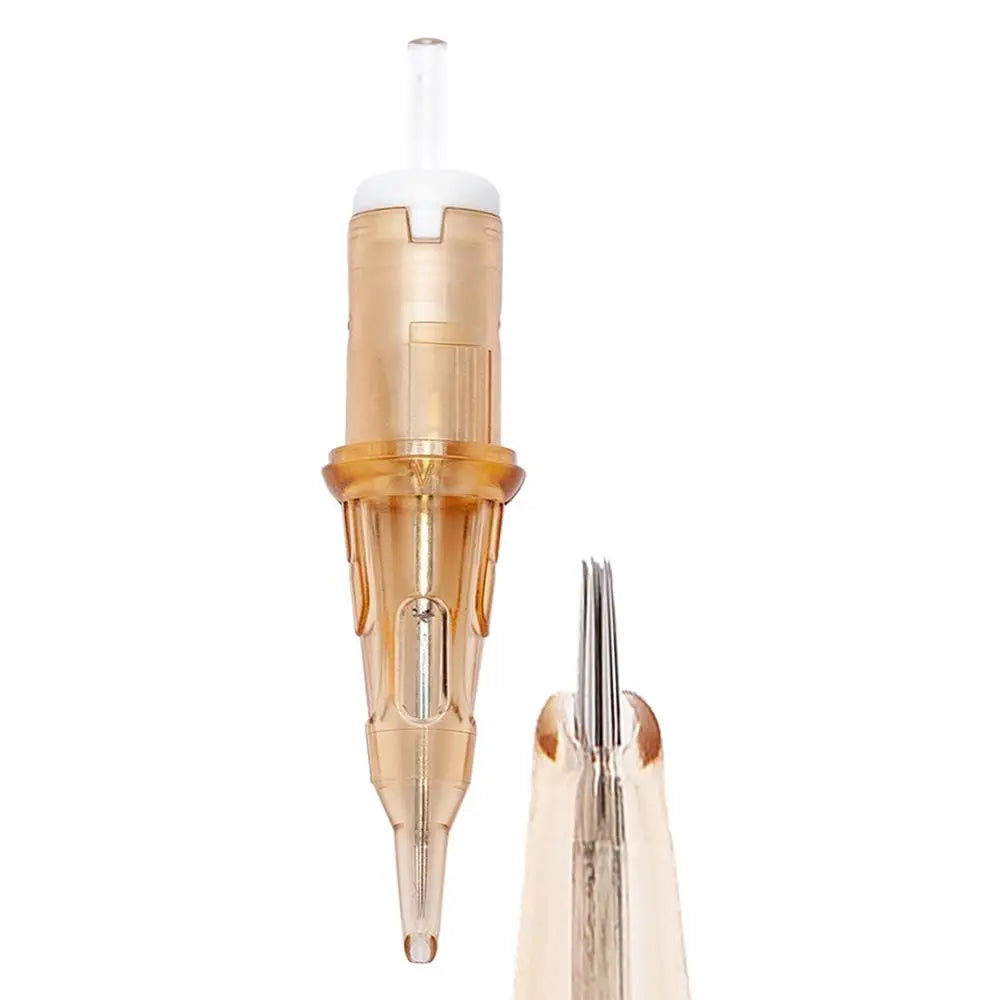 (Pack of 20) EZ V-Select Tattoo Cartridge Needles #10 0.30mm Bugpin Round Liner for Cartridge Tattoo Machine Tattoo Grips /Box