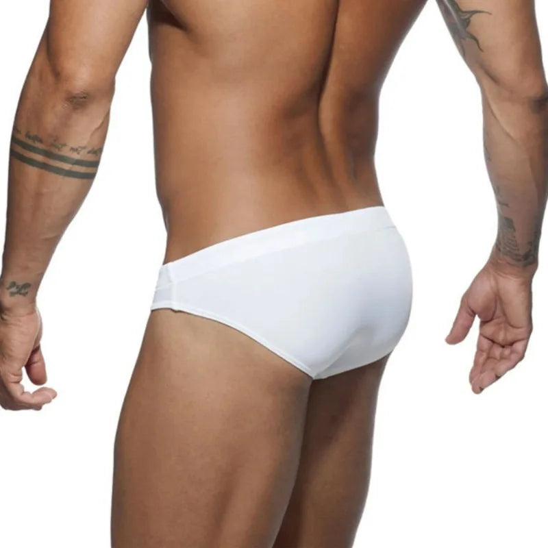 European And American New Sexy Superfine Nylon Men's U Convex Triangle Hot Spring Swimming Trunks Swimming Beach Surfing Shorts