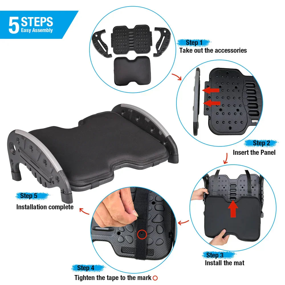 Foot Rest for Under Desk at Work with Removable Soft Warm Foam Cushion Ergonomic Foot Stool with Massage Texture Sturdy Office