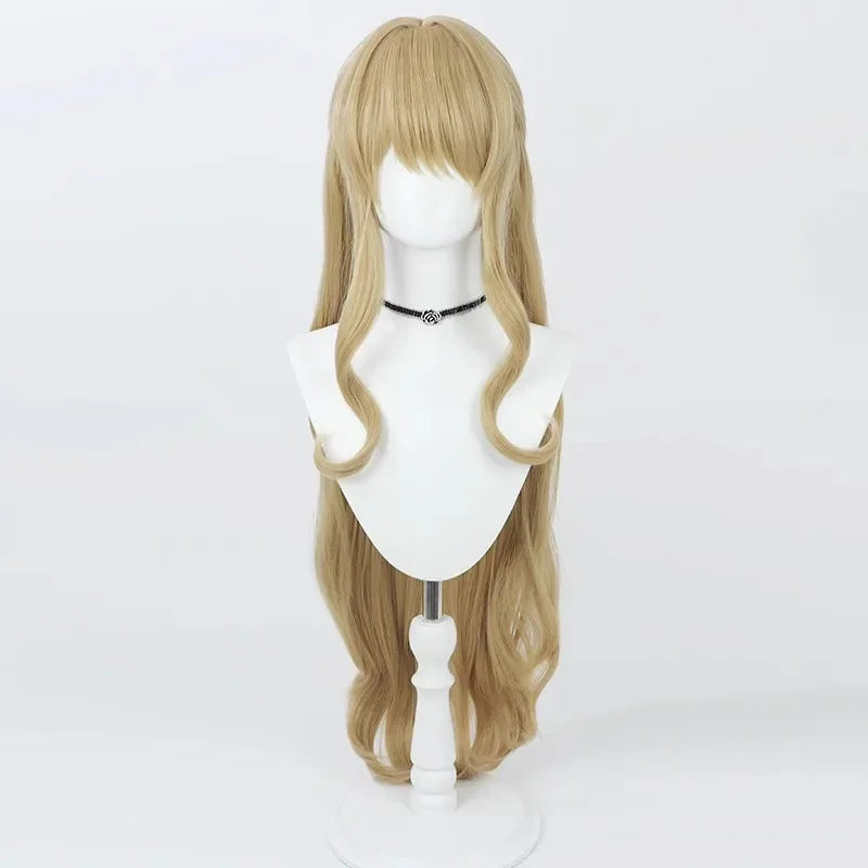 Genshin Impact Navia Cosplay Costume Wig Hat Set Women Dress Uniform Halloween Party for Girls