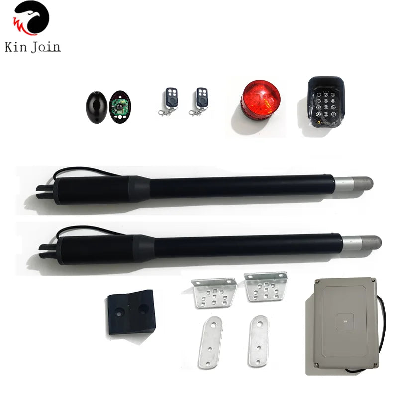 KinJoin Swing gate Automation Kits Swing Door Openers Electric Motor Driver Swing Door Opener For access Control Home Security