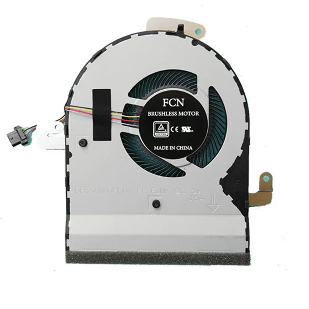 PC Fan Cooling CPU Cooler for Asus N580 N580VD NX580V NX580VD X580VD 13NB0FL0P05211 DFS501105PR0T FJNK FJNL Laptop Components