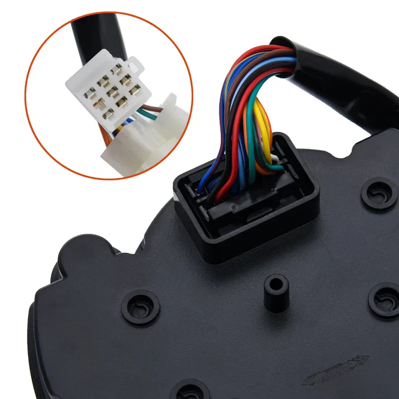 New RX2N LCD Digital Odometer Speedometer Instrument Universal For Motorcycle 299KM/H 7Colors Speed Gauge Meter Sensor Set