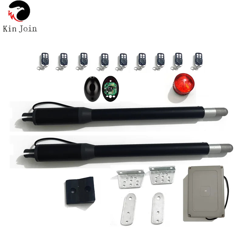 KinJoin Swing gate Automation Kits Swing Door Openers Electric Motor Driver Swing Door Opener For access Control Home Security