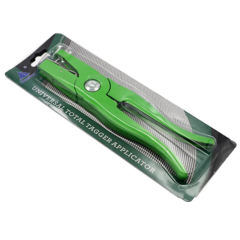 (Pack of 1) Ear Tag Clamp & Cutter Pliers Tag Applicators Farm Animal Metal Ear Thorn Tongs Swine Cow Sheep Rabbit Identification Tool