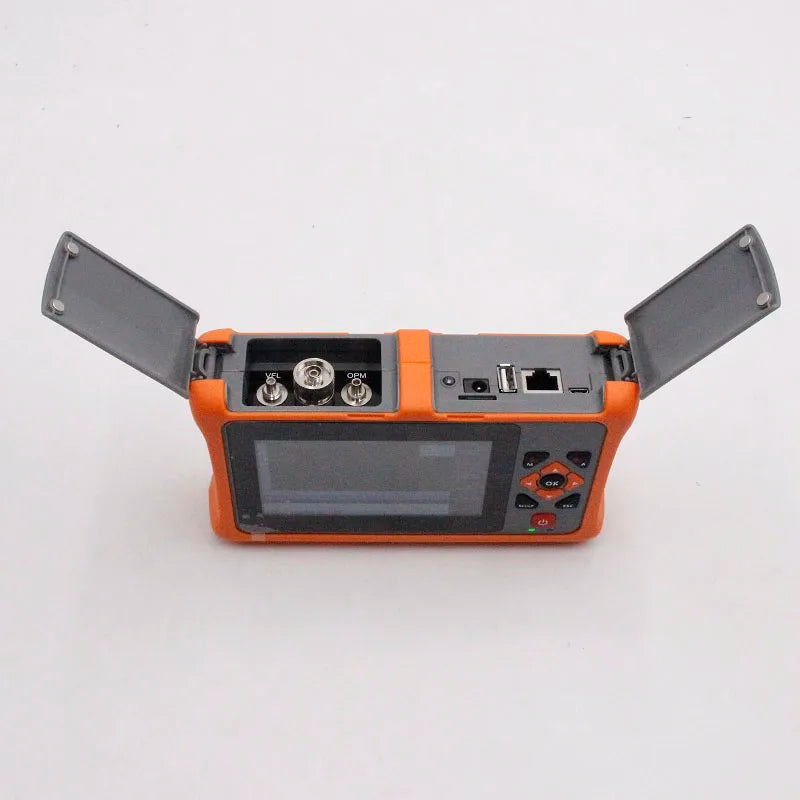 Pro MINI OTDR 1310/1550nm 22/20dB Fiber Optic Reflectometer Touch Screen VFL OLS OPM Event Map Ethernet Cable Tester Equipment