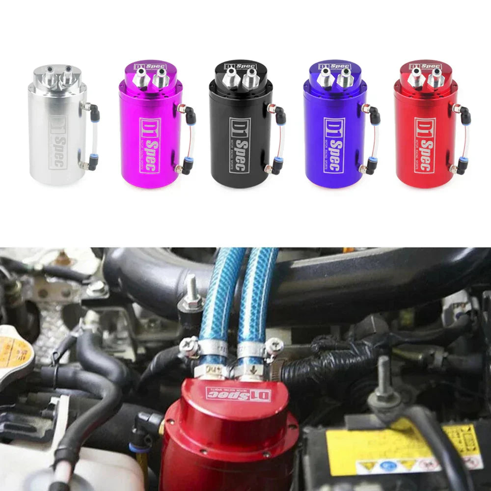 Car Fuel Tanks General Modified D1 Oil Breathable Can Round Waste Oil Recycling Filter Tank Auto Fuel Supply System Accessories