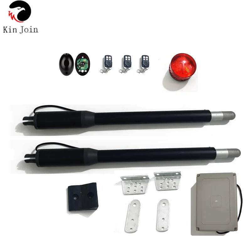 KinJoin Swing gate Automation Kits Swing Door Openers Electric Motor Driver Swing Door Opener For access Control Home Security