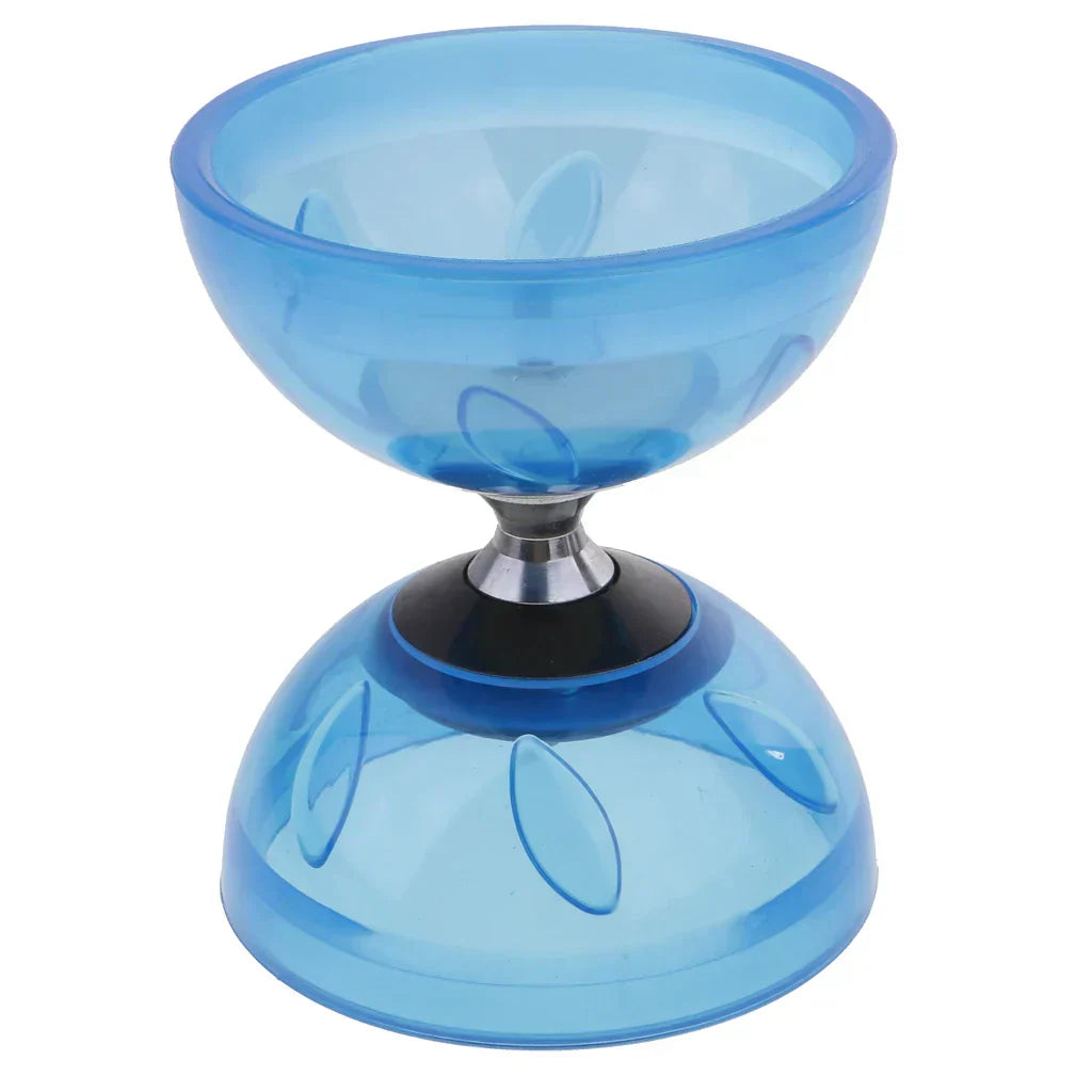 Triple Diabolo Bearings with Sticks Rope Set Rubber Toys