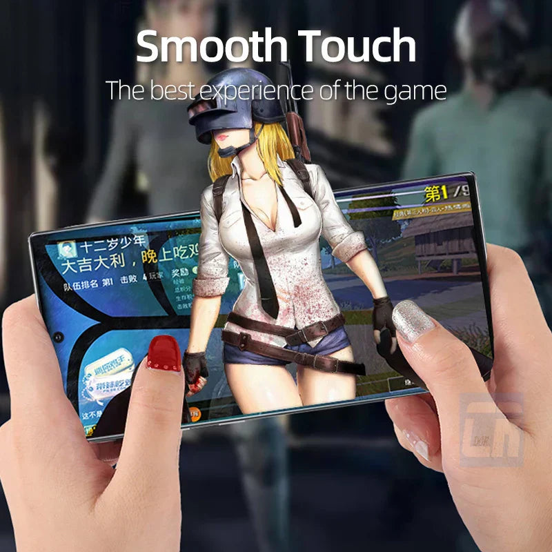 (Pack of 3) 1- Curved Ceramic Soft Film for Samsung Galaxy S24 S23 S22 S21 S20 S10 S9 Screen Protector Note 20 Ultra 9 10 Plus Not Glass