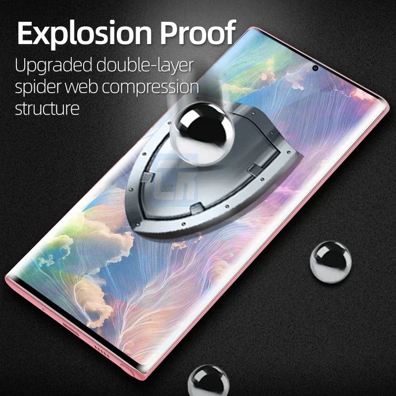 (Pack of 3) 1- Curved Ceramic Soft Film for Samsung Galaxy S24 S23 S22 S21 S20 S10 S9 Screen Protector Note 20 Ultra 9 10 Plus Not Glass