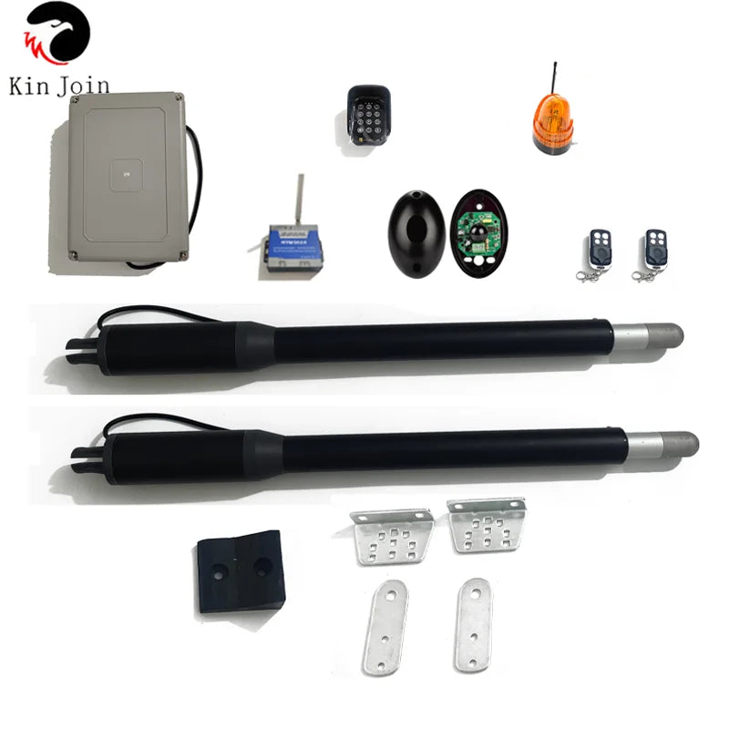 KinJoin Swing gate Automation Kits Swing Door Openers Electric Motor Driver Swing Door Opener For access Control Home Security