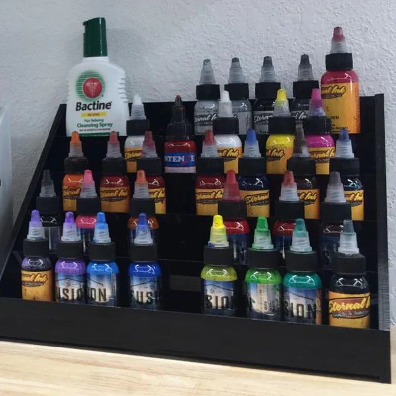 (Pack of 30) 30ml 60ml 100ml 120ml 150ml Plastic Empty Ink Vial Twist Top Black Cap Transparent Clear Bottle Tattooing Accessories