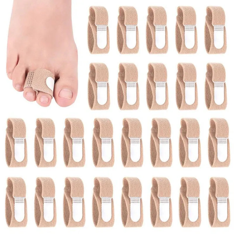 (Pack of 18) 3/6/12/ Toe Finger Straightener Hammer Tape Hallux Valgus Corrector Bandage Toe Separator Splint Wraps Foot Care Supplies