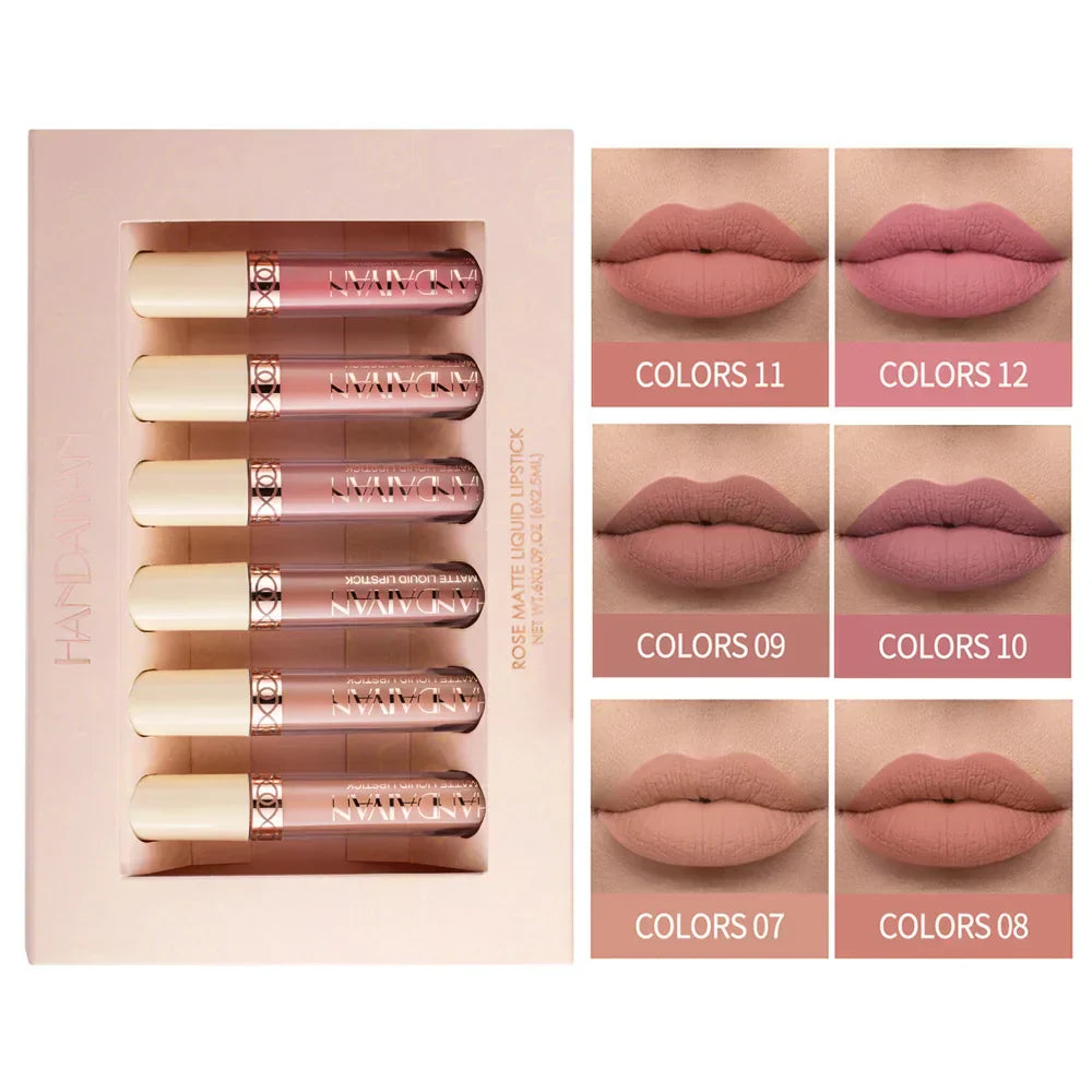 HANDAIYAN Makeup Set Series Eyeshadow Cream Matte Glitter Eyeliner Lip Gloss Liquid Lipstick Cosmetic Kit Eye Shadow Liner Stick