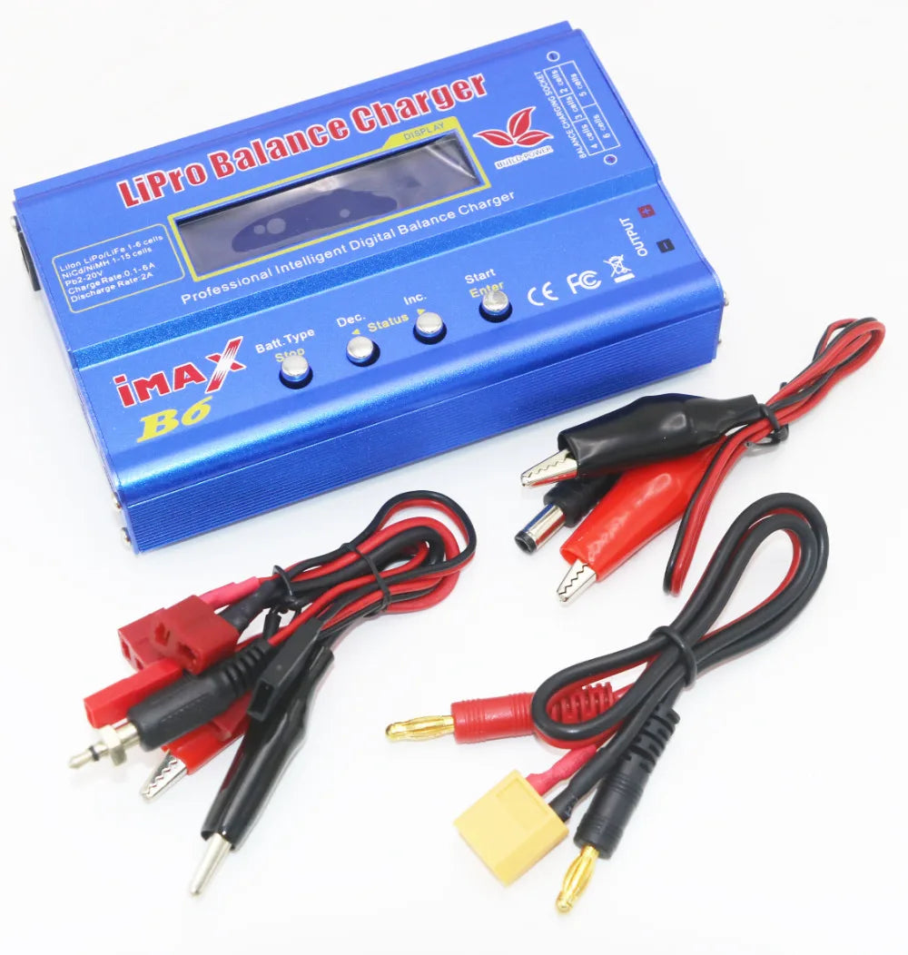 IMAX B6 80W Battery Charger Lipo NiMh Li-ion Ni-Cd Digital Lipro Balance Charger Discharger AC Power 12V 5A Adapter For Rc Car