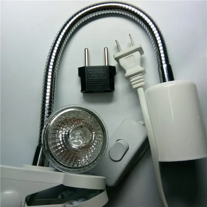 25W UVA&uvb adjust temperature lamps turtle reptile Heat back pet light tortoise calcium solarium aquarium habitat lighting