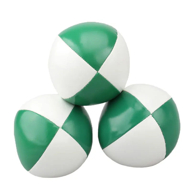 (Pack of 3) Net Set Suit Professional Juggling Ball Acrobatics Toss Ball Educational Toy Children Fun Sports Pu Soft Juggling Ball Toys