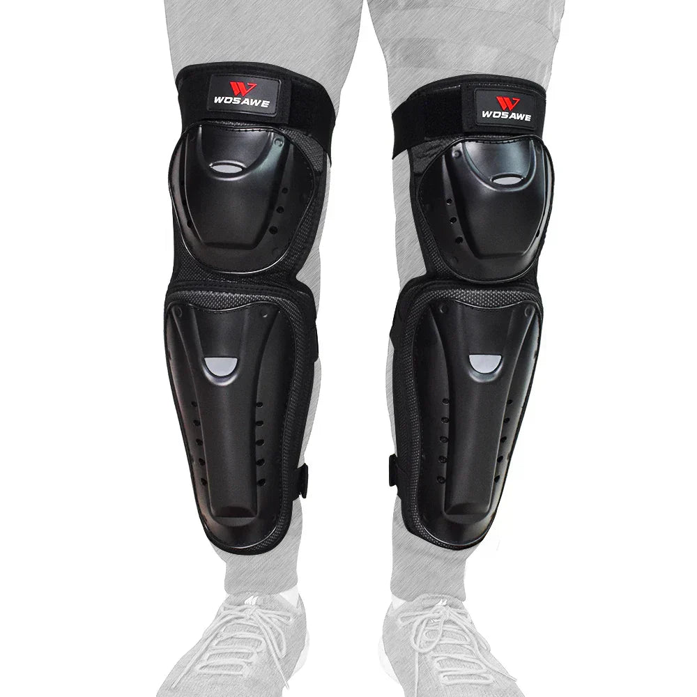 WOSAWE MTB Protective Gear Motorcycle Knee Pads Elbow Protector Adult Snowboard Downhill Motocross Armor Knee Guard Protection