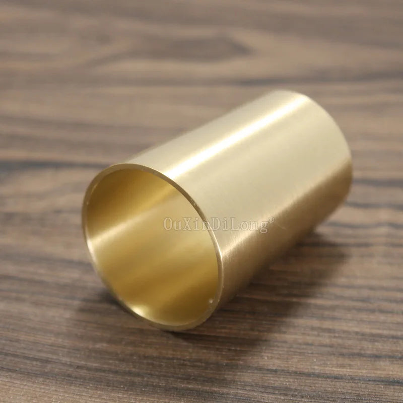 (Pack of 4) Pure Brass Covers Chair Cups Cabinet Covers Sofa Brass Tip Cap Furniture Tube Leg Protector Metal Legs Base GF48