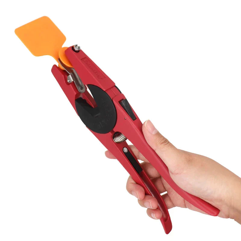 (Pack of 1) Ear Tag Clamp & Cutter Pliers Tag Applicators Farm Animal Metal Ear Thorn Tongs Swine Cow Sheep Rabbit Identification Tool