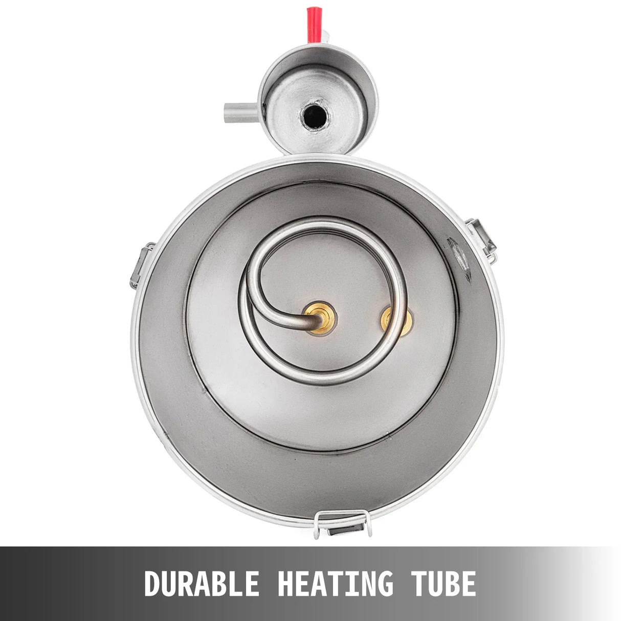 (Pack of 29) VEVOR 500ML 2L 3L 5L Lab Pure Water Distiller Electric Stainless Moonshine Still Filter And 24/40 Chemistry Glassware Kit