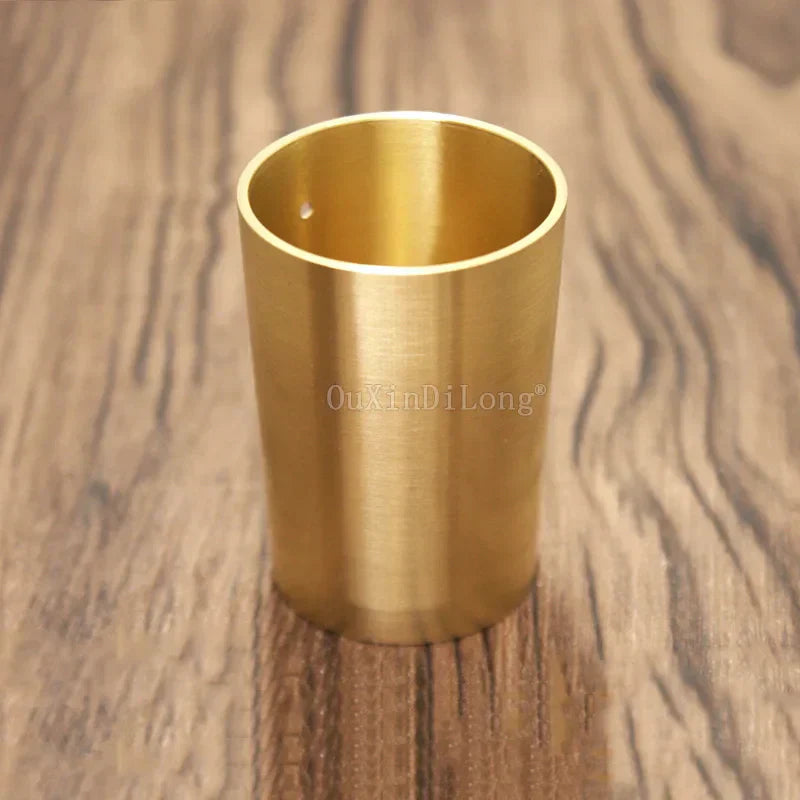 (Pack of 4) Pure Brass Covers Chair Cups Cabinet Covers Sofa Brass Tip Cap Furniture Tube Leg Protector Metal Legs Base GF48