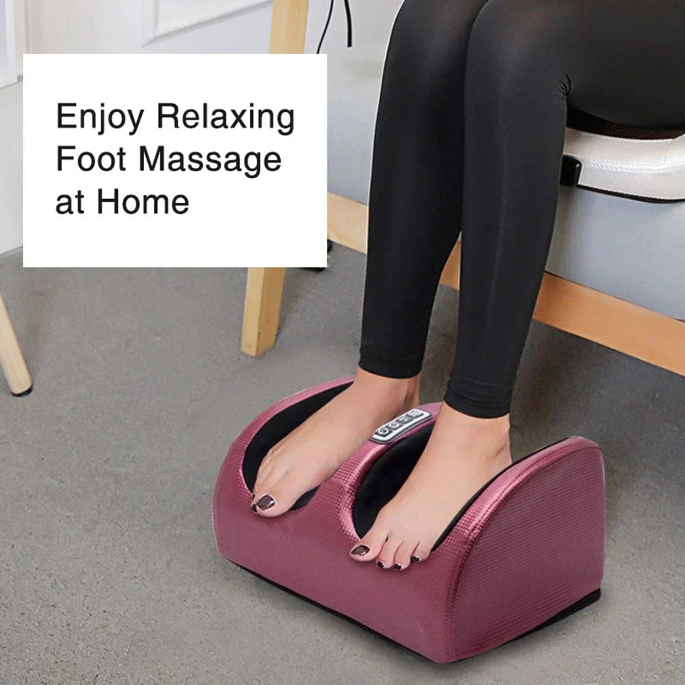 Hot Compression Electric Foot Massager Heating Therapy Shiatsu Kneading Roller Muscle Relaxation Pain Relief Foot Spa Machines
