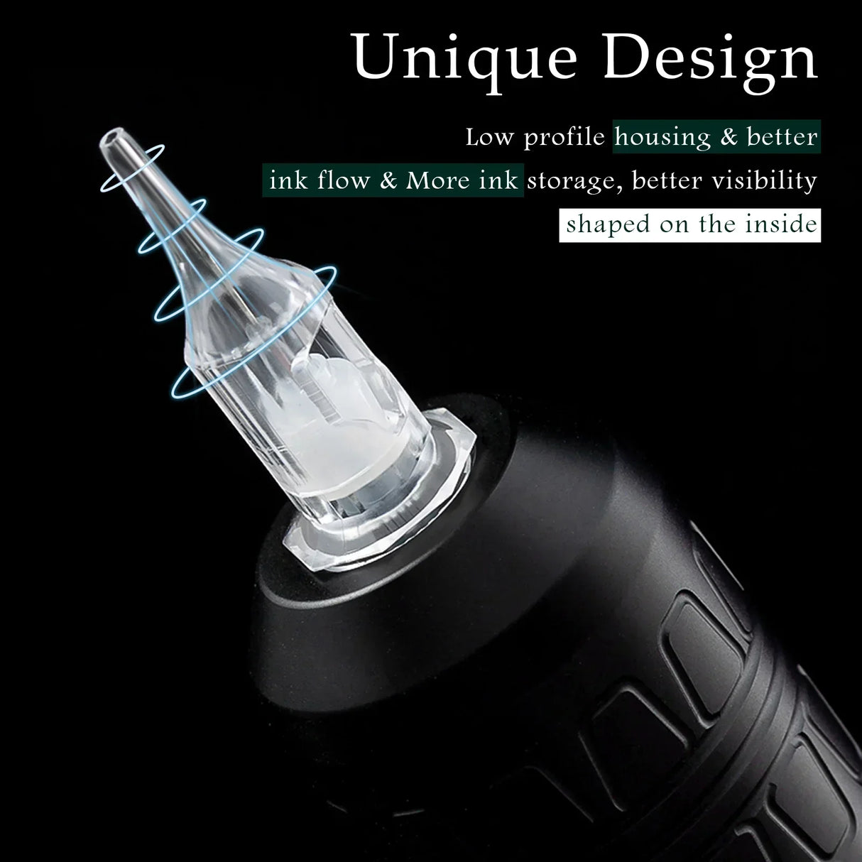 (Pack of 10) INKIN Real Safety Tattoo Needle Cartridge Precise Positioning Liner Shader for Tattoo Permanent Makeup Pen Machine /Box