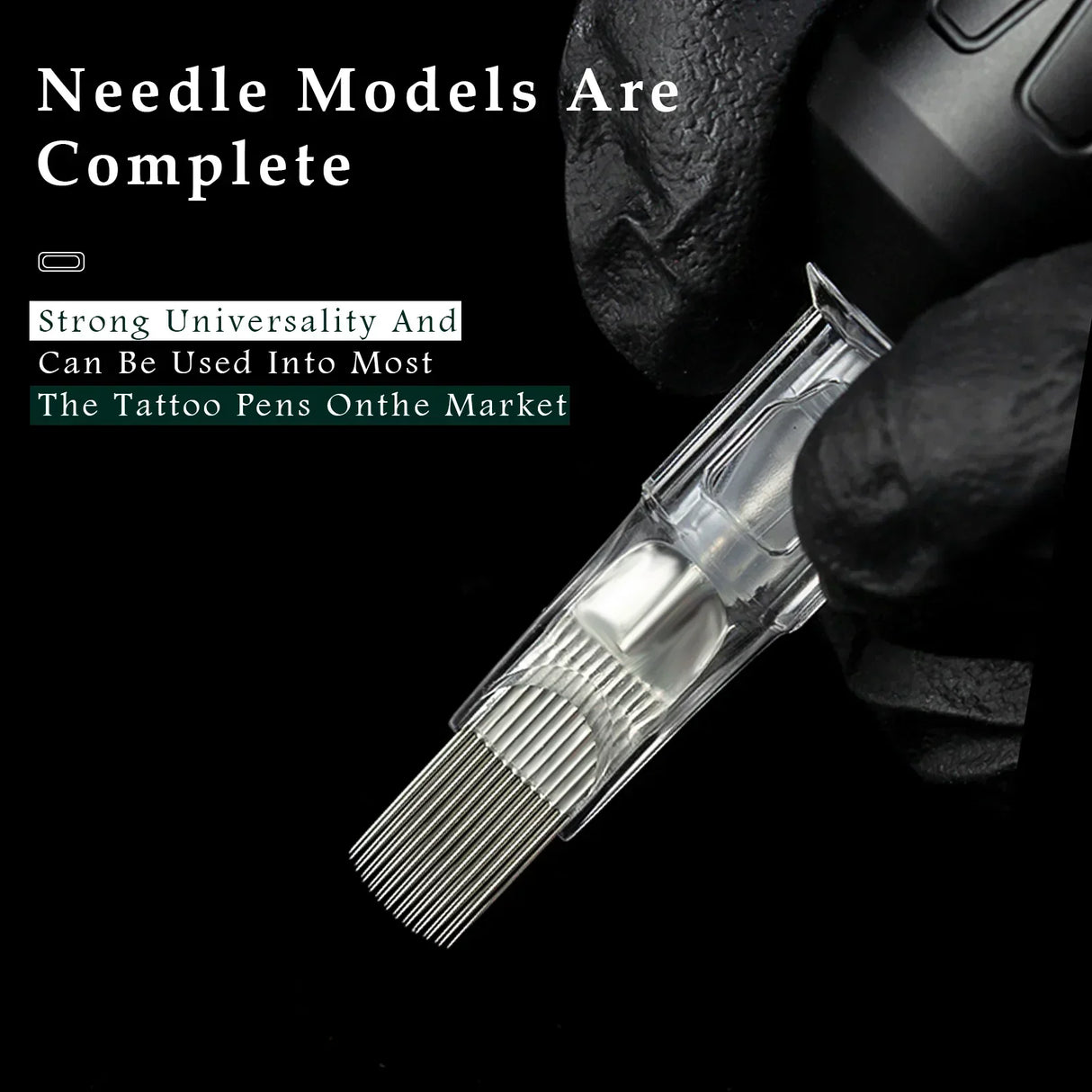 (Pack of 10) INKIN Real Safety Tattoo Needle Cartridge Precise Positioning Liner Shader for Tattoo Permanent Makeup Pen Machine /Box