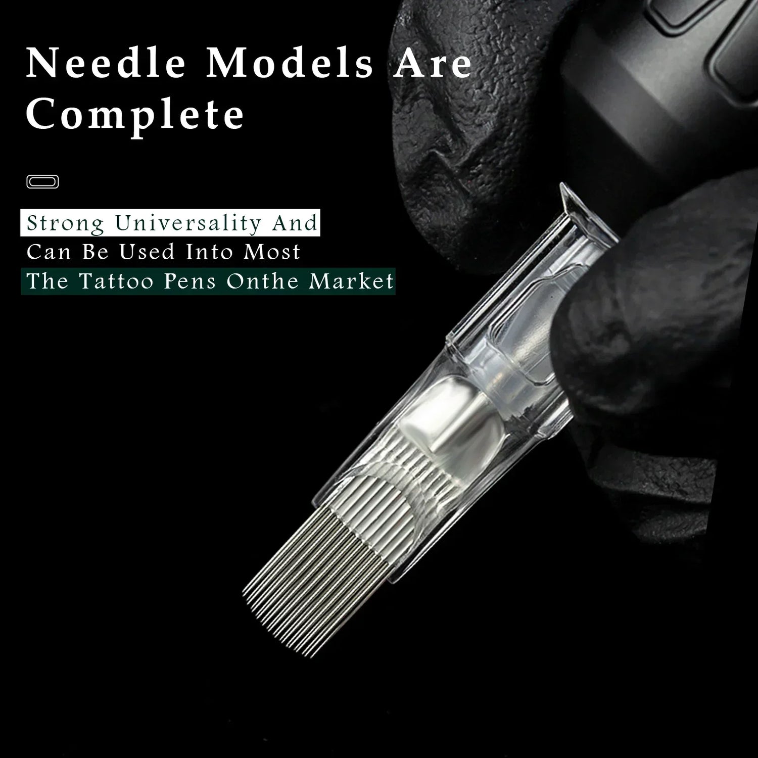 (Pack of 10) INKIN Real Safety Tattoo Needle Cartridge Precise Positioning Liner Shader for Tattoo Permanent Makeup Pen Machine /Box