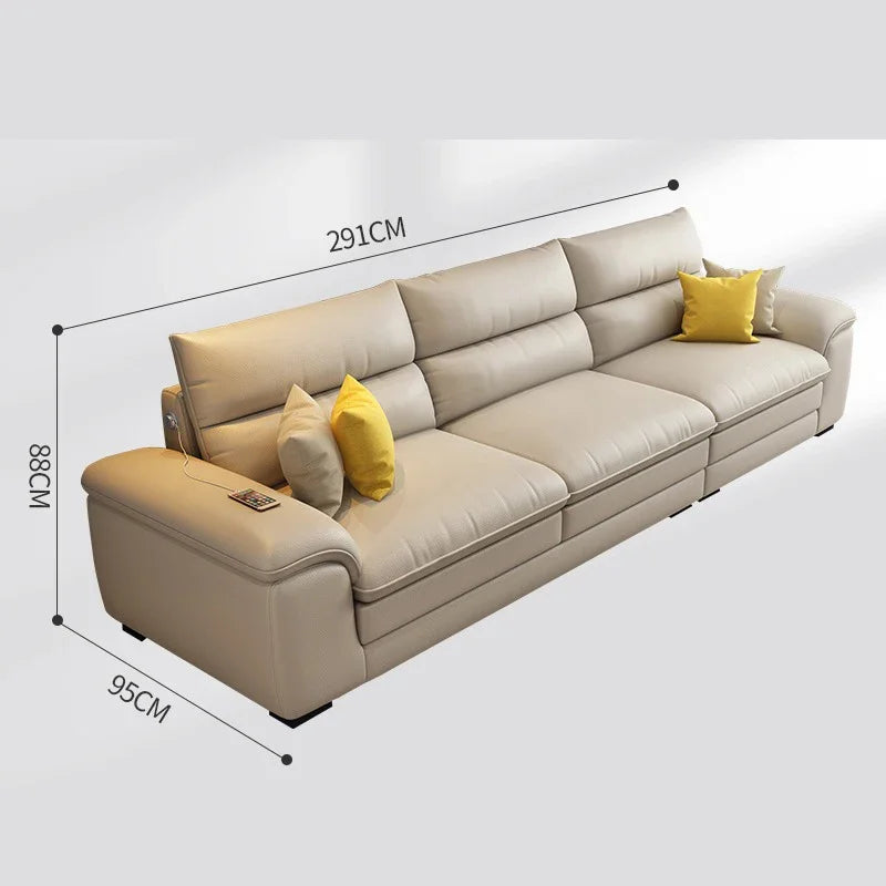 Living Room Leather Sofa Modern Lazy Recliner Theater Puffs Couch Sofas Sectional Bedroom Puffs Asiento Apartment Furniture DWH