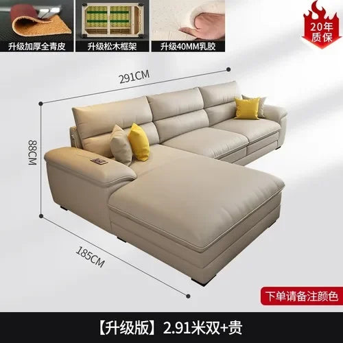 Living Room Leather Sofa Modern Lazy Recliner Theater Puffs Couch Sofas Sectional Bedroom Puffs Asiento Apartment Furniture DWH