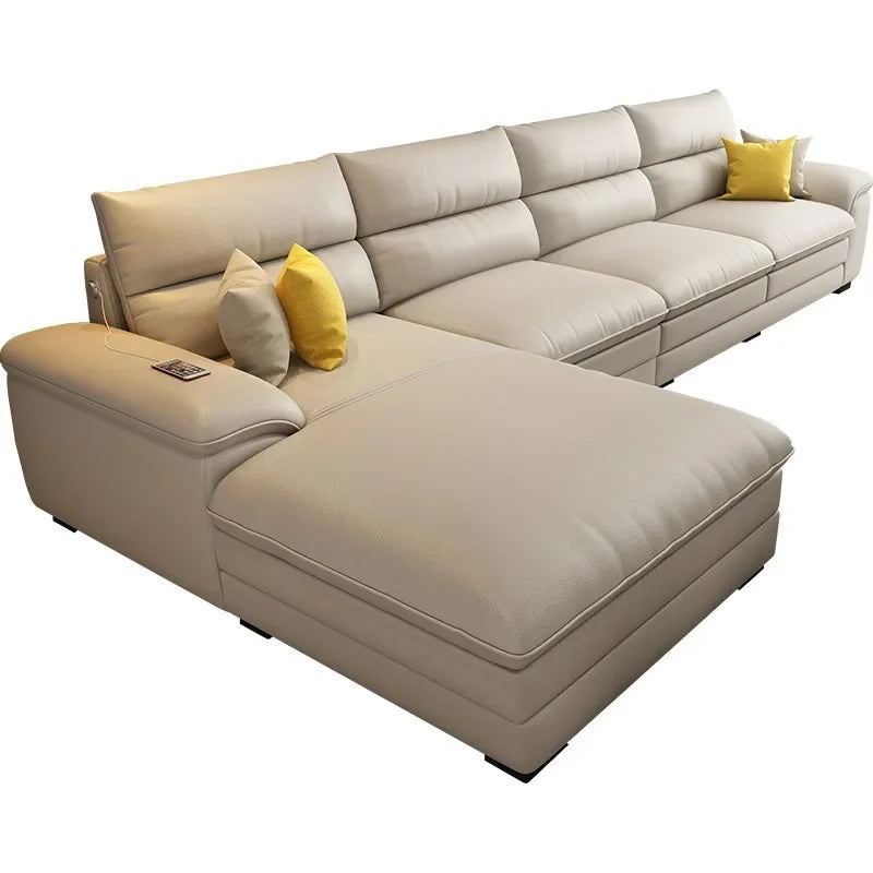 Living Room Leather Sofa Modern Lazy Recliner Theater Puffs Couch Sofas Sectional Bedroom Puffs Asiento Apartment Furniture DWH