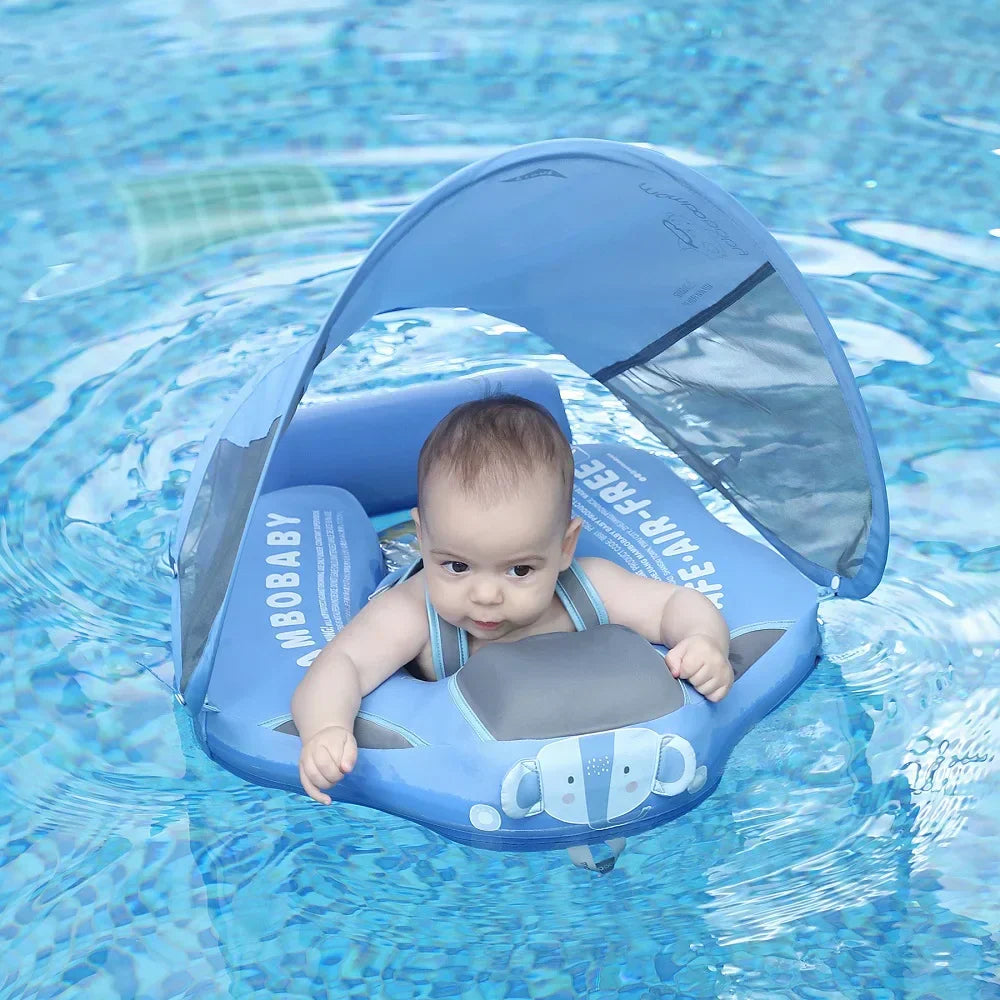 Mambobaby New Baby Float Swimming Rings Swim Floats Infant Floater Pool Accessories Toddler Toys Swim Trainer Non-Inflatable