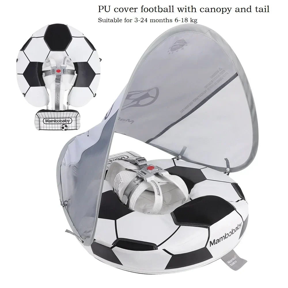 Mambobaby New Baby Float Swimming Rings Swim Floats Infant Floater Pool Accessories Toddler Toys Swim Trainer Non-Inflatable